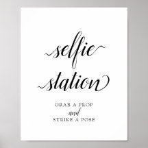 Calligrafie-bruiloft "Selfie-station"