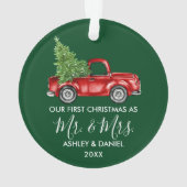 Calligrafie de heer Mrs. Ornament (achterkant)