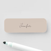 Calligrafie Elegant Plain Simple Name Naamplaatje (In situ)
