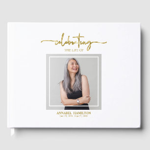 Calligrafie Foto Herdenking Gedenkwaardigheid Gastenboek