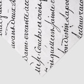 Calligrafie Frans  Script-weefselpapier Tissuepapier (Detail)