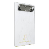 Calligrafie Gold Monogram Professional marmer Mini Klembord (Schuin)