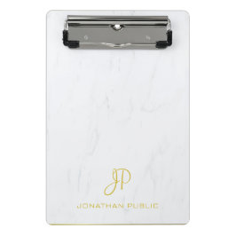 Calligrafie Gold Monogram Professional marmer Mini Klembord