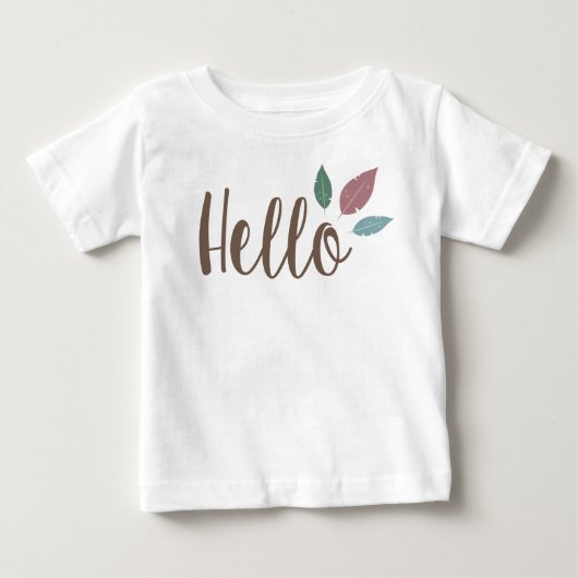 Calligrafie hallo boho veren (Voorkant)