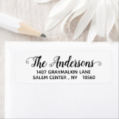 Calligrafie Handgeschreven script Modern legant Etiket (Insitu)