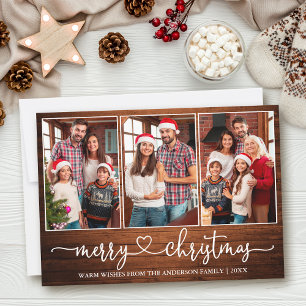 Calligrafie Hart Wood 3 Fotografie Kerst Feestdagenkaart