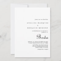 Calligrafie Klassieke minimalistische weddenschap