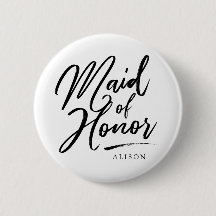 Calligrafie Maid of Honor elegant