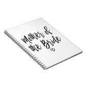 Calligrafie met brieftermoeder van de bride notitieboek (Rechterzijde)