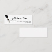 Calligrafie Mini Visitekaartje (Voorkant / Achterkant)