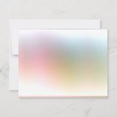 Calligrafie Monogram Colorful Sjabloon Elegant (Achterkant)