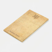 Calligrafie Monogram Elegante Sjabloon Post-it® Notes (Schuin)