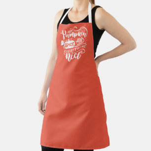 Calligrafie Pumpkin Spice en alles Nice Schort