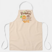 Calligrafie Pumpkin Spice en alles Nice Schort (Voorkant)