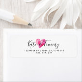 calligrafie return address label Love hart (Insitu)
