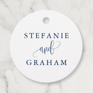  Calligrafie Script Blue Wedding Bedankt Bedankjes Labels