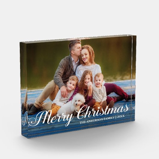 Calligrafie-script Foto Merry Kerstster (Links)