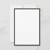 Calligrafie Script Monogram Elegante Sjabloon (Achterkant)