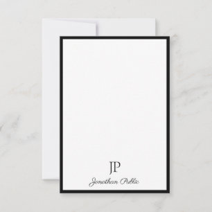 Calligrafie Script Monogram Elegante Sjabloon