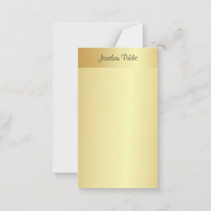 Calligrafie Script Naam Elegant Gold Look Sjabloon