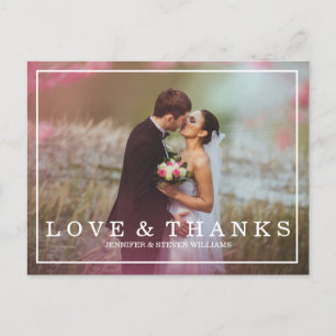 CALLIGRAFIE SCRIPT WEDDING DANK U BRIEFKAARTEN