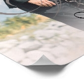 Calligrafie Tekst Overlay Foto Bruiloft Welkom Poster (Hoek)