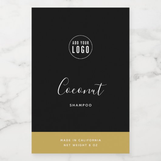 Calligrafie Uitbewerkbare kleuren Contrast Product Wijn Etiket (Enkel label)