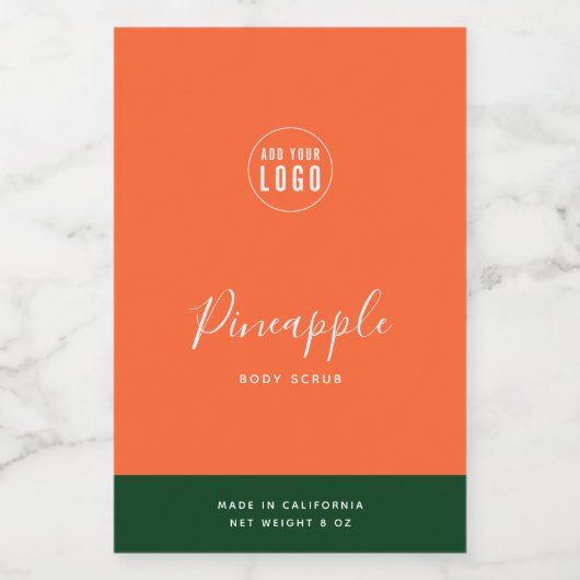 Calligrafie Uitbewerkbare kleuren Contrast Product Wijn Etiket (Enkel label)