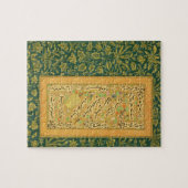 Calligrafie van Mir Ali van Herat, met een Mughal- Legpuzzel (Horizontaal)
