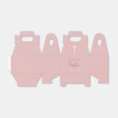 Calligrafie van roze meisje bedankdoosjes (Uitgevouwen)