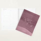 Calligrafie Wedding Plans Mauve ID771 Planner (Display)