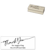 Calligrafiecartrificatie Dank u Rubberstempel (Gestempeld)