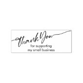 Calligrafiecartrificatie Dank u Rubberstempel (Afrduk)