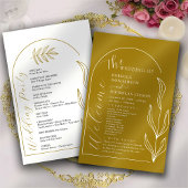 Calligrafieminimum Text Script Wedding Program