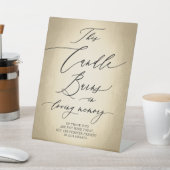 Calligrafiescript in het liefhebben van het Memory Reclamebord Met Voetstuk (Insitu)
