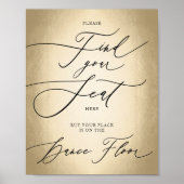 Calligrafiescript Vind Uw Teken van de Band van de Poster (Voorkant)