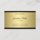 Calligrafietoestel Modern Glamour Plain Visitekaartje (Achterkant)