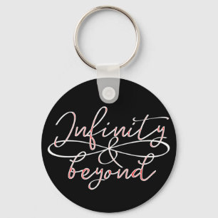 Calligrafisch Citaat Eenvoudige oneindige zinloze  Sleutelhanger