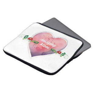 Calligrafisch Script Verbazingwekkend Moeder Moede Laptop Sleeve