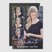 Calligrafische inkt 4 Foto's Afstuderen Magnet Kaa (Voorkant / Achterkant)