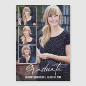 Calligrafische inkt 4 Foto's Afstuderen Magnet Kaa (Voorkant)