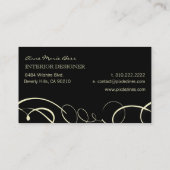 Calligraphes cartes de visite (Dos)