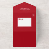 Calligraphie 2 Photo Rouge Tout En Un Carte Vacanc (Dehors)