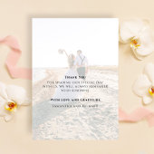 Calligraphie Argent Script Merci photo Mariage