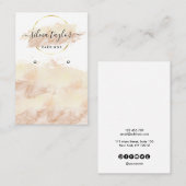 Calligraphie art Écouter carte d'affichage ajouter (Devant / Derrière)