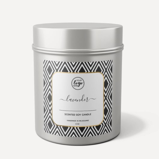 Calligraphie artisanale noir et blanc Étiquettes