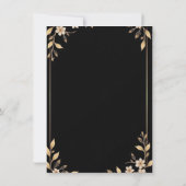 Calligraphie blanche et faire-part de mariage flor (Dos)