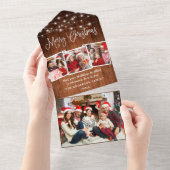 Calligraphie Bois 4 Photo Tout en une carte de Noë (Déchirure)