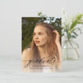 Calligraphie Budget Diplôme Photo Invitation (Debout devant)