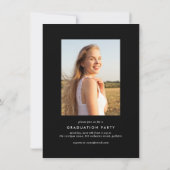 Calligraphie Budget Diplôme Photo Invitation (Dos)